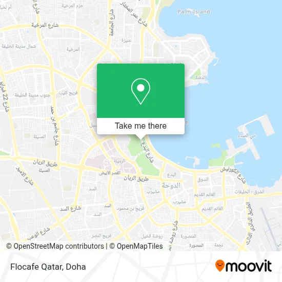 Flocafe Qatar map