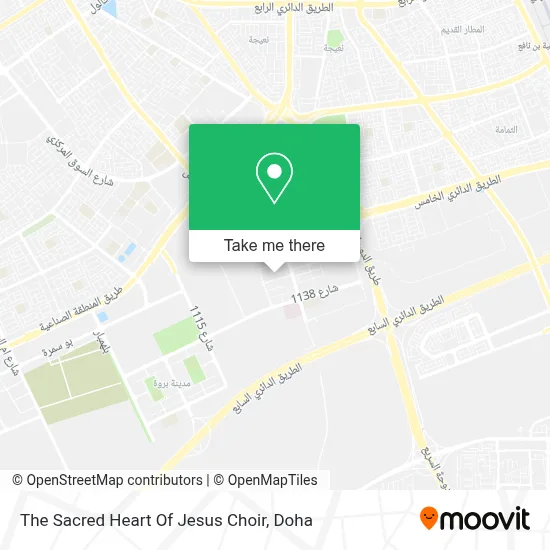 The Sacred Heart Of Jesus Choir map