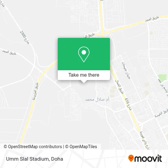 Umm Slal Stadium map