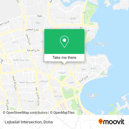 Lejbailat Intersection map