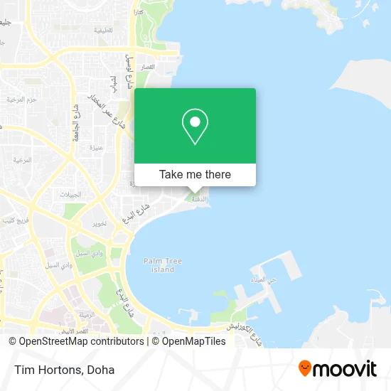 Tim Hortons map