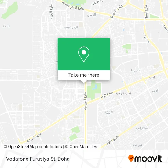 Vodafone Furusiya St map