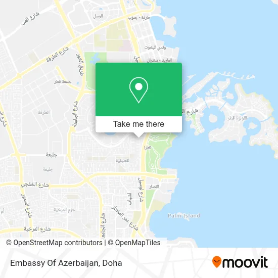 Embassy Of Azerbaijan map