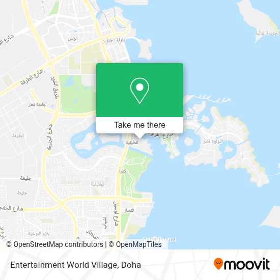 Entertainment World Village map