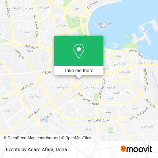 Events by Adam Afara map