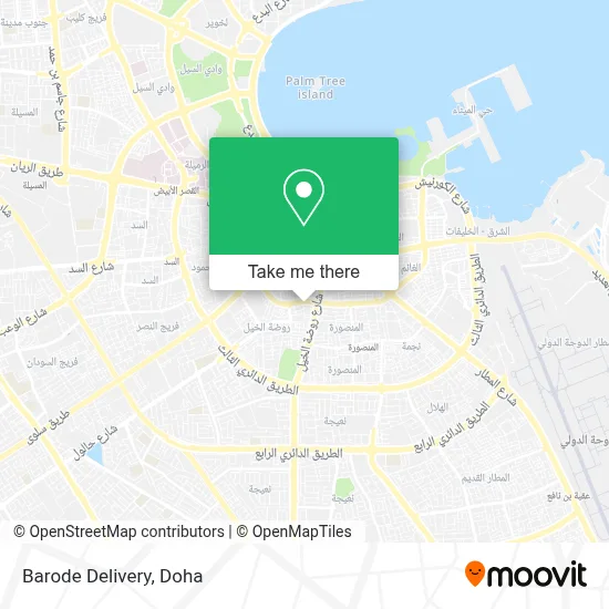 Barode Delivery map