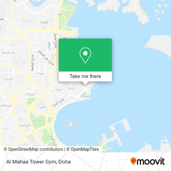Al Mahaa Tower Gym map