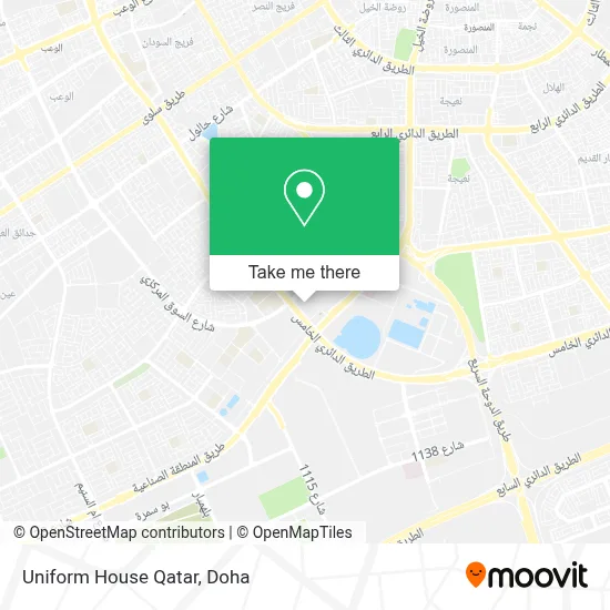 Uniform House Qatar map