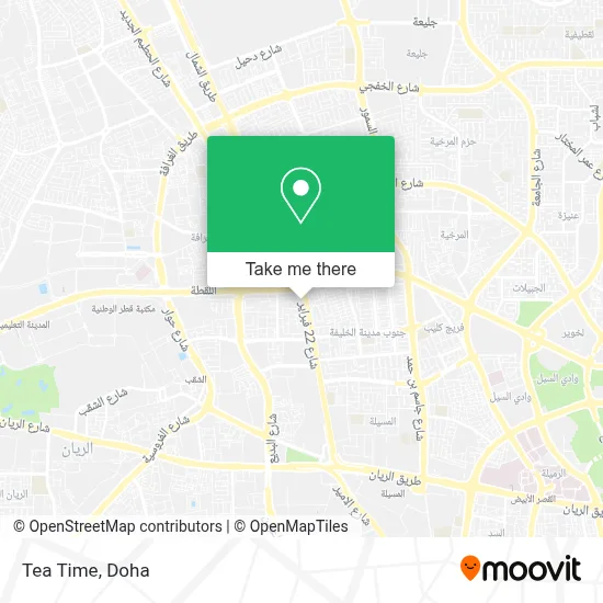 Tea Time map