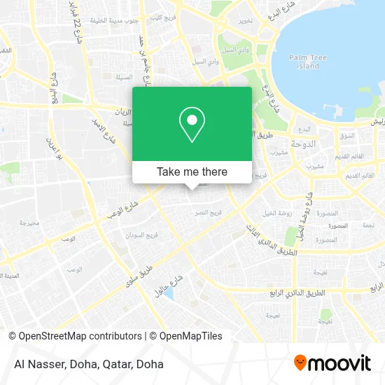 Al Nasser, Doha, Qatar map