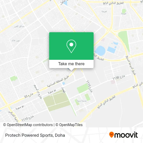 Protech Powered Sports map