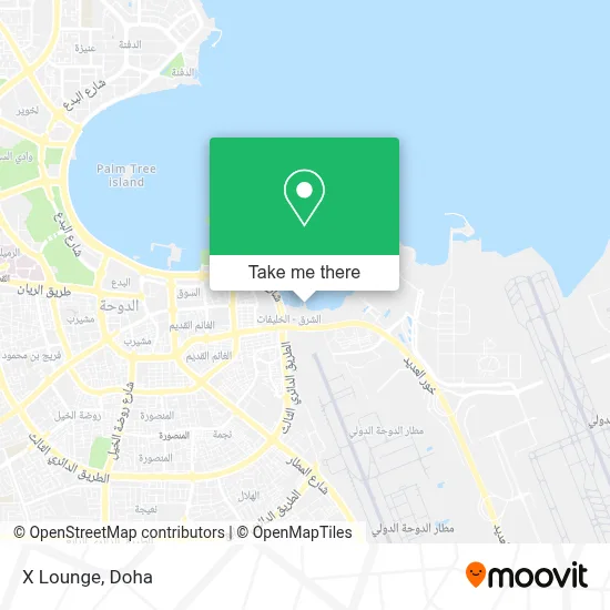 X Lounge map