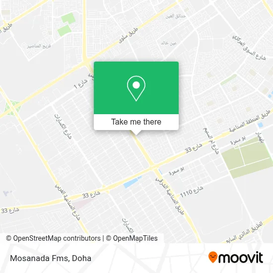 Mosanada Fms map
