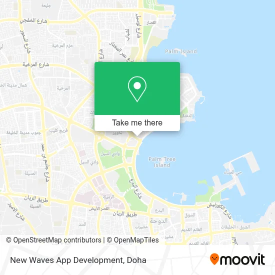 New Waves App Development map