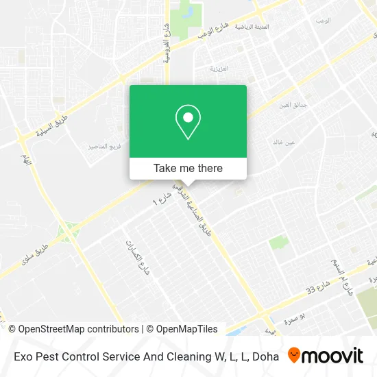 Exo Pest Control Service And Cleaning W, L, L map