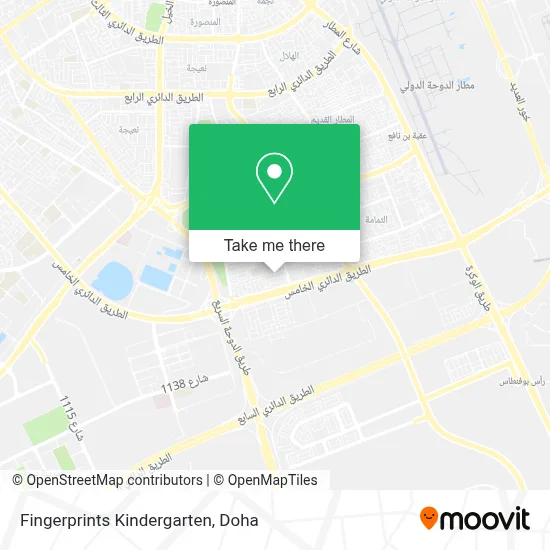 Fingerprints Kindergarten map