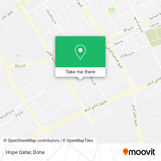 Hope Qatar map