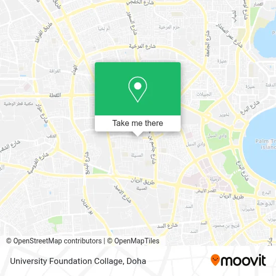 University Foundation Collage map