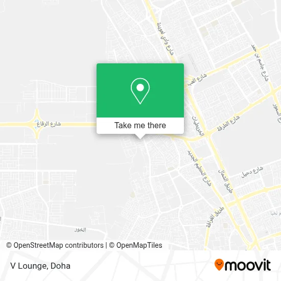 V Lounge map
