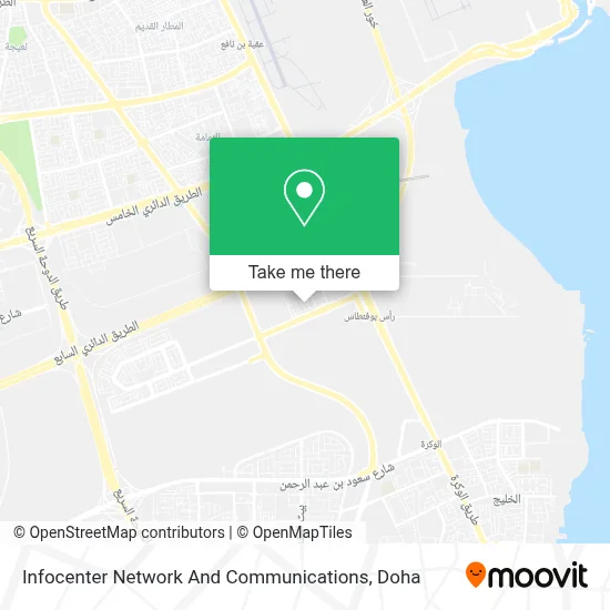 Infocenter Network And Communications map