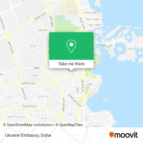 Ukraine Embassy map