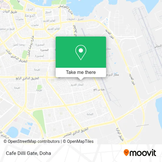 Cafe Dilli Gate map