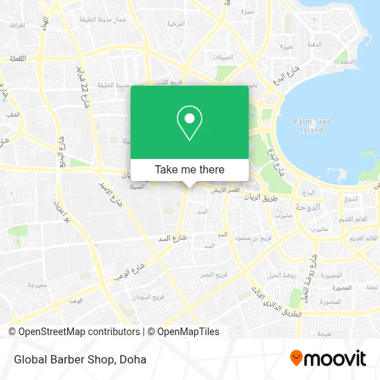 Global Barber Shop map