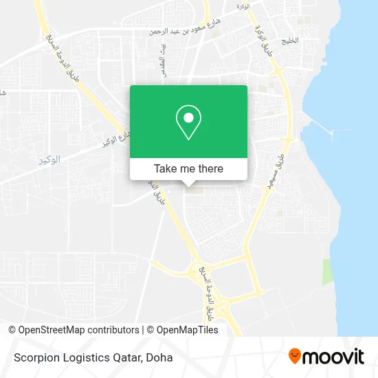 Scorpion Logistics Qatar map