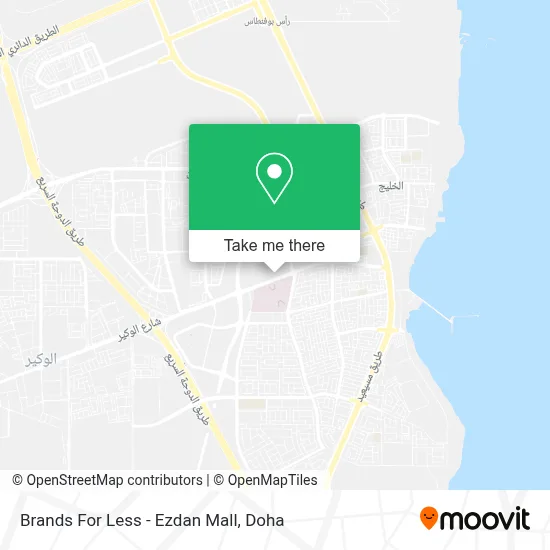 Brands For Less - Ezdan Mall map