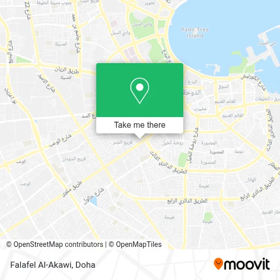 Falafel Al-Akawi map