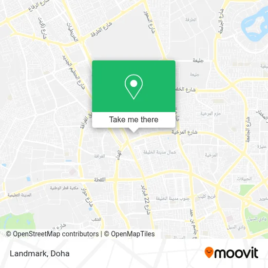 Landmark map
