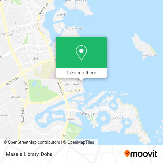 Masala Library map