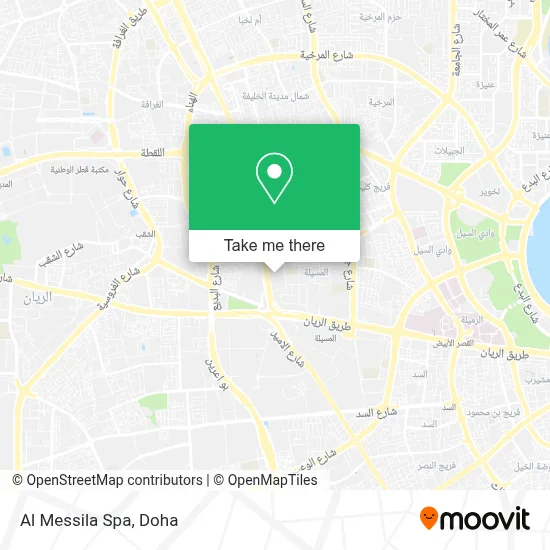 Al Messila Spa map