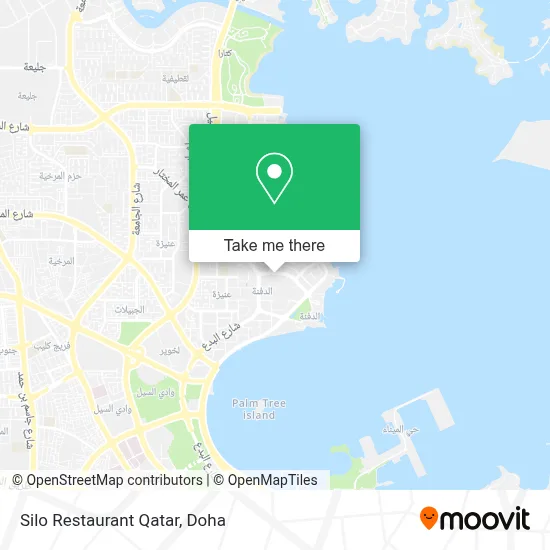 Silo Restaurant Qatar map