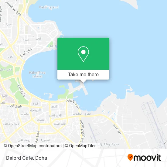 Delord Cafe map