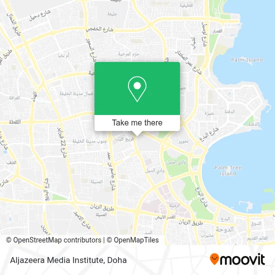Aljazeera Media Institute map