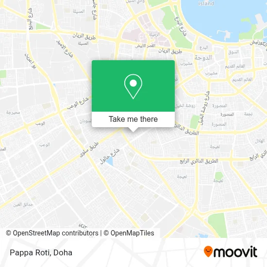 Pappa Roti map