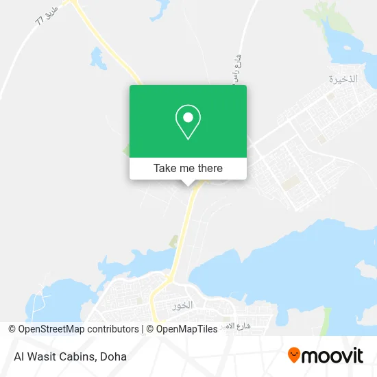 Al Wasit Cabins map