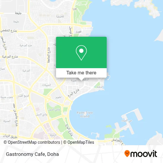 Gastronomy Cafe map