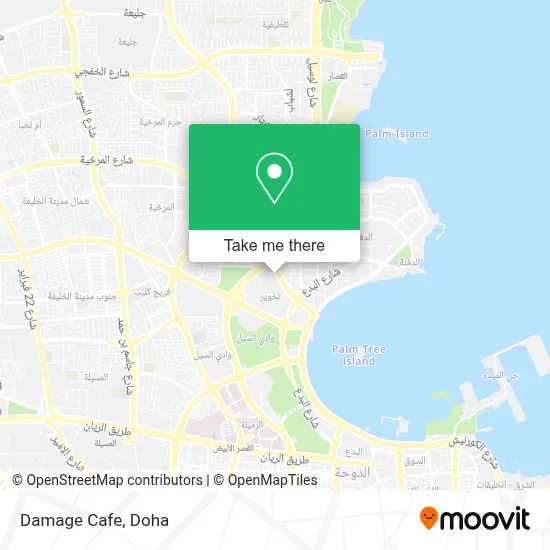 Damage Cafe map