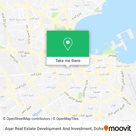 Aqar Real Estate Development And Investment map