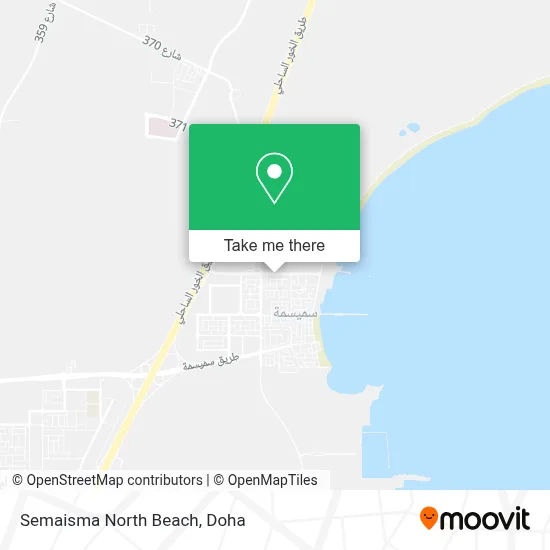 Semaisma North Beach map