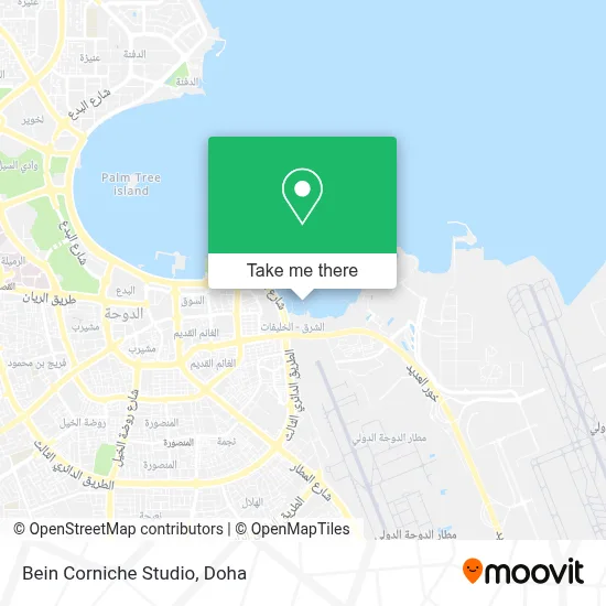 Bein Corniche Studio map