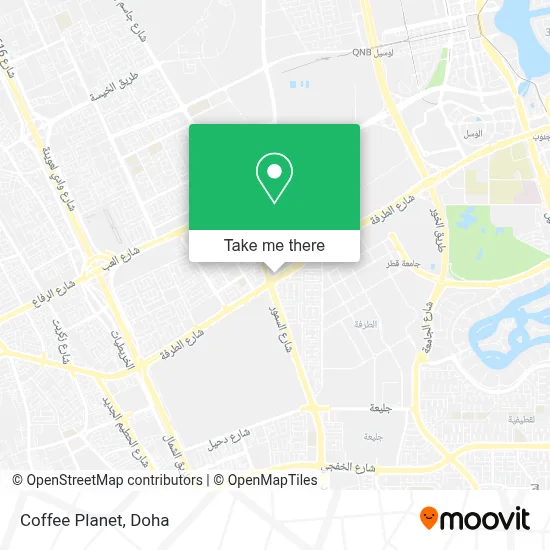 Coffee Planet map