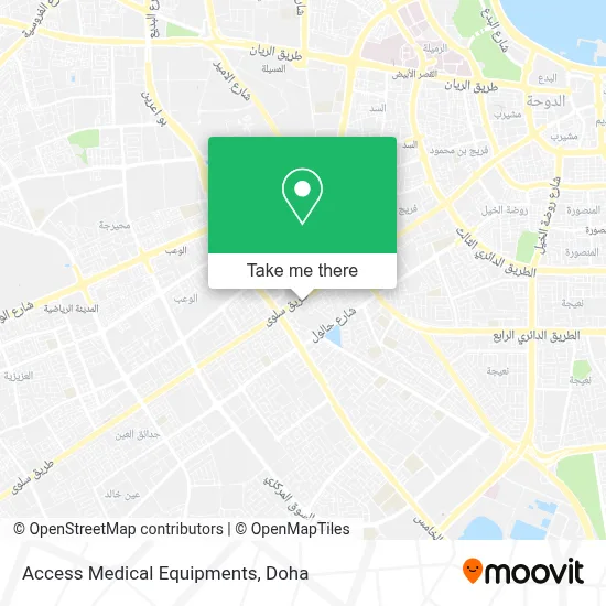 Access Medical Equipments map