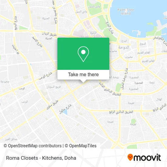 Roma Closets - Kitchens map