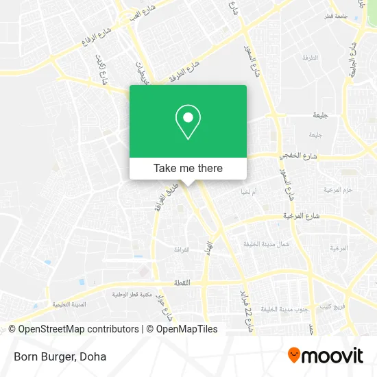 Born Burger map