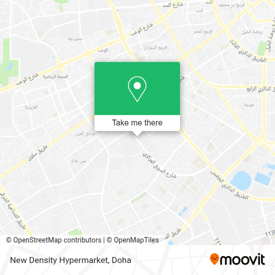 New Density Hypermarket map