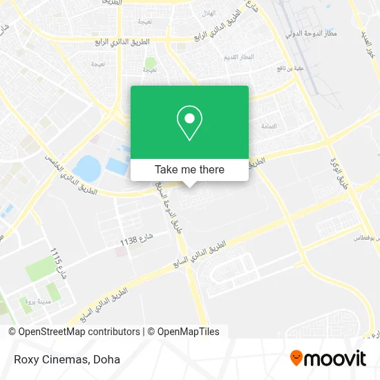 Roxy Cinemas map