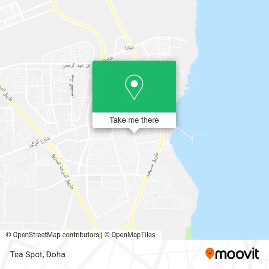 Tea Spot map